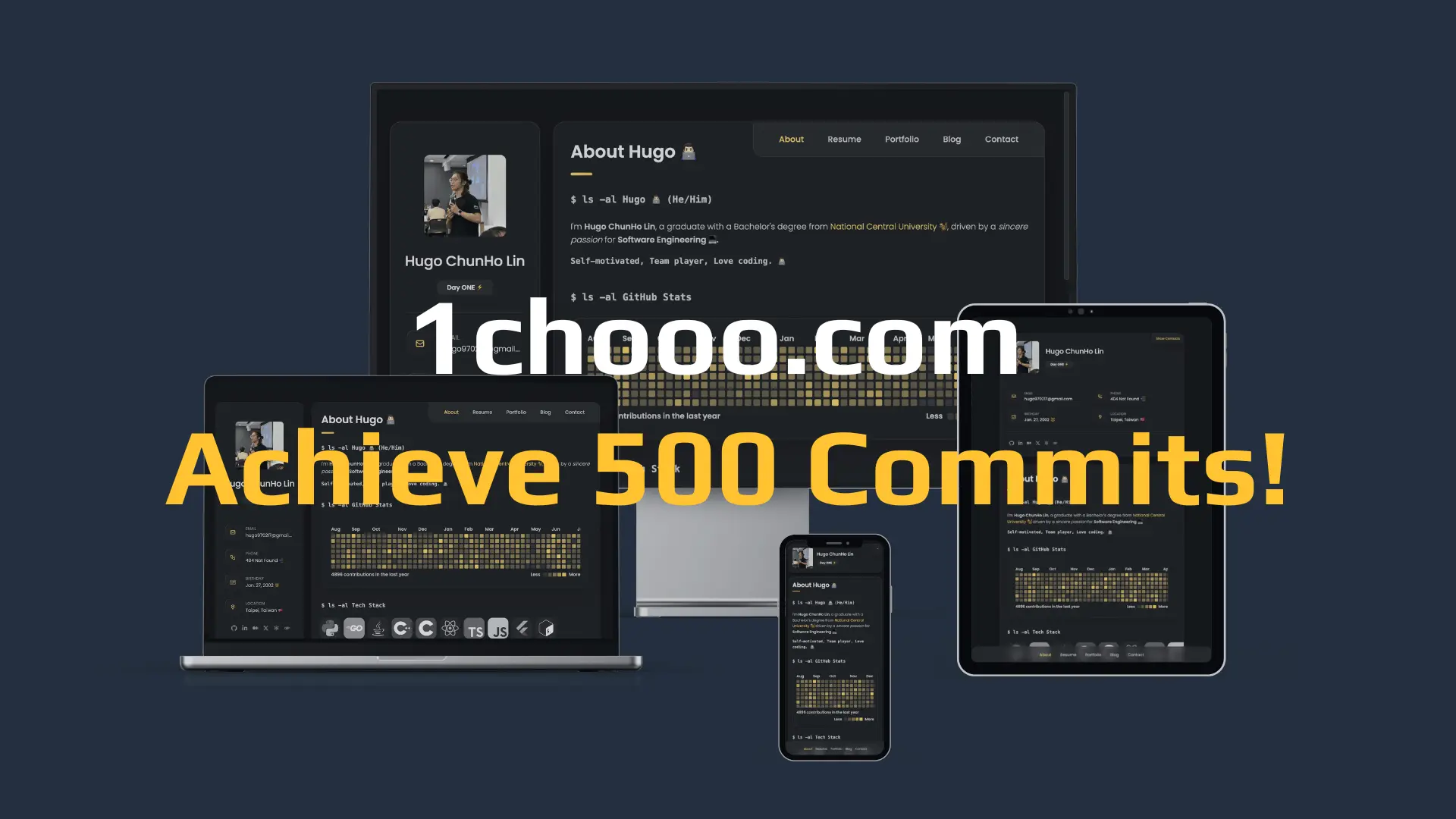 Built a 500 commits GitHub Repository: 10 essential steps you can't miss by Hugo