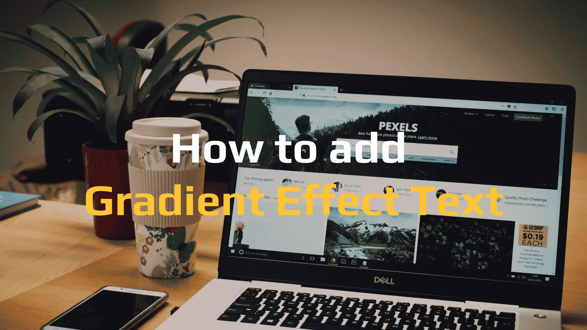How to Add a Gradient Effect to Text for Eye-Catching Web Design by Hugo